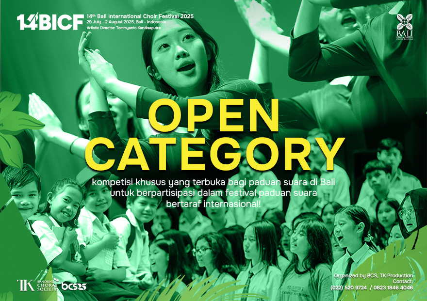 The 14th Bali International Choir Festival 2025 - Open Category