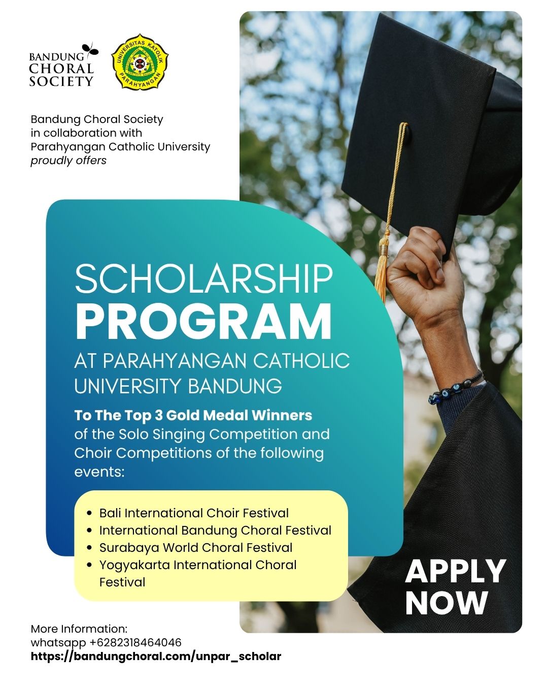 Pemberian Beasiswa Biaya Studi UNPAR