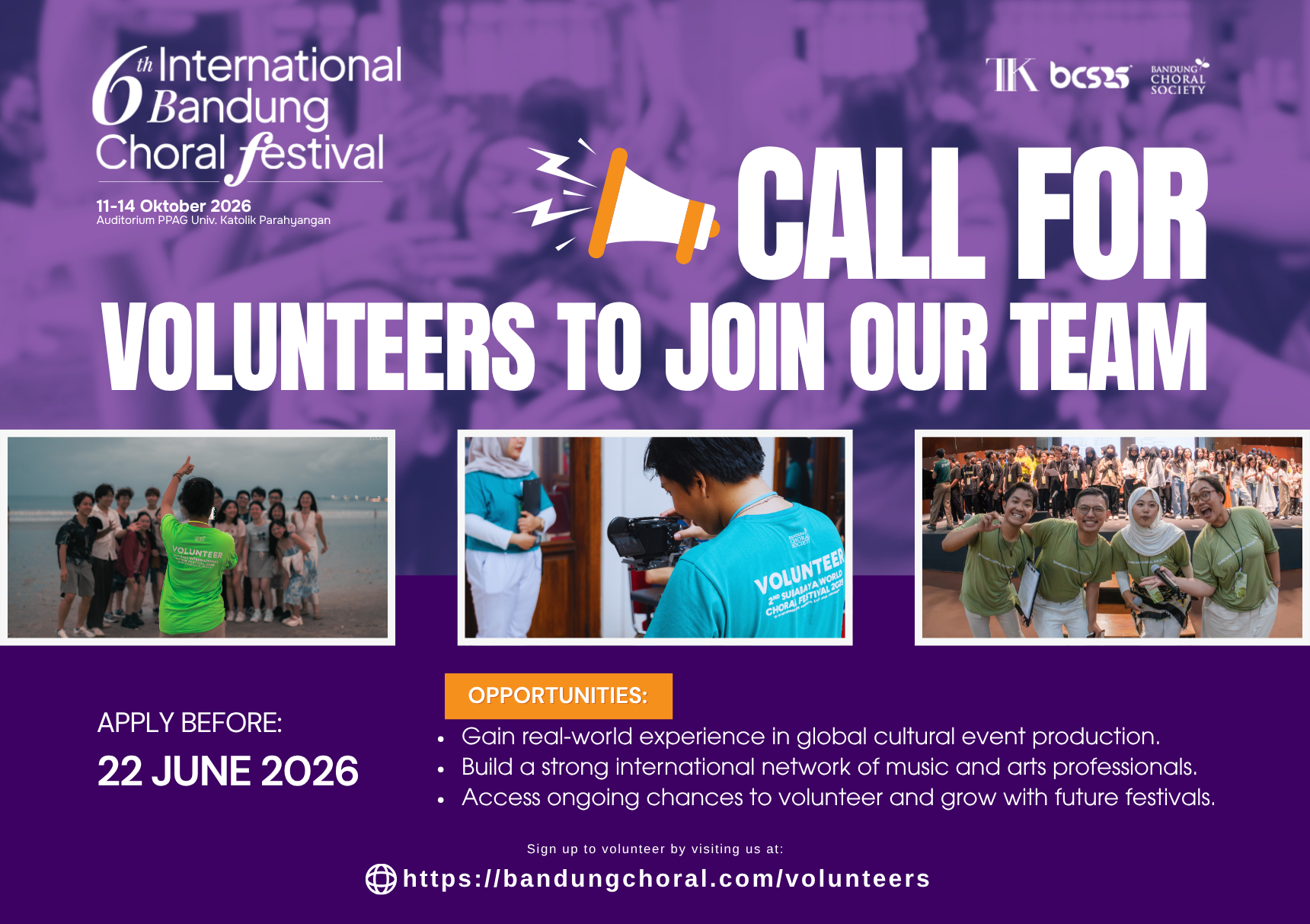 Open Recruitment Volunteers